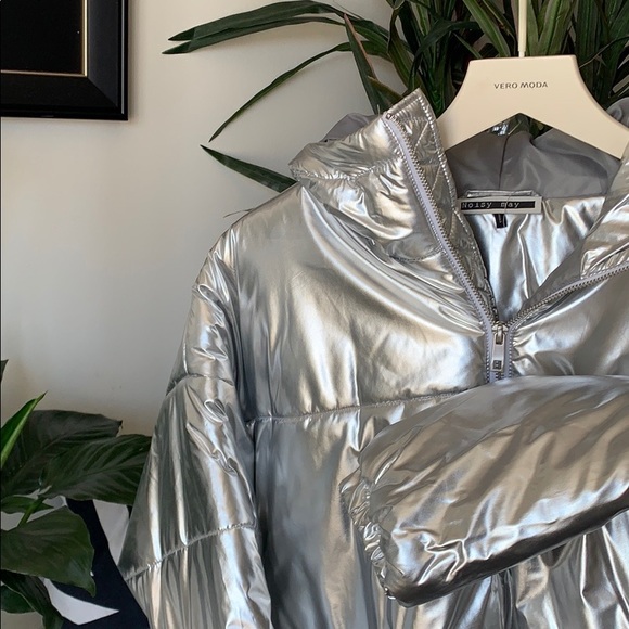 Manteau d’hivers Noisy may métallique - Picture 4 of 4